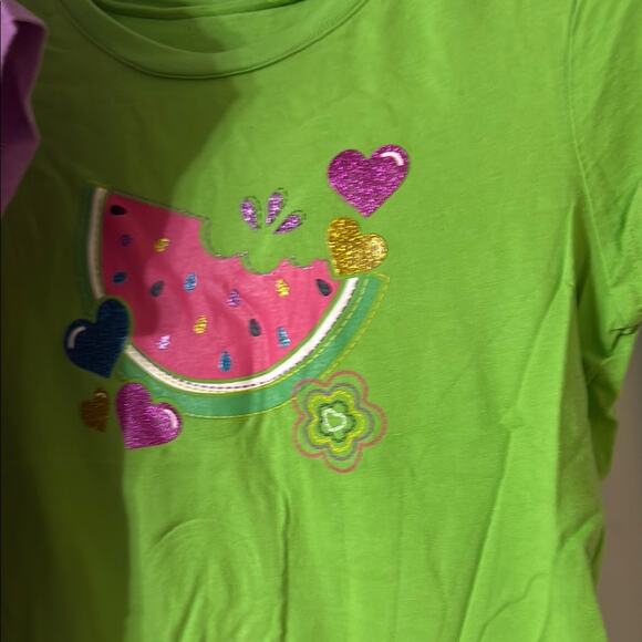 Circo Pink Purple Green Blue SS Tees Vibrant Graphic Design (4) Size 14/16) - Picture 5 of 6